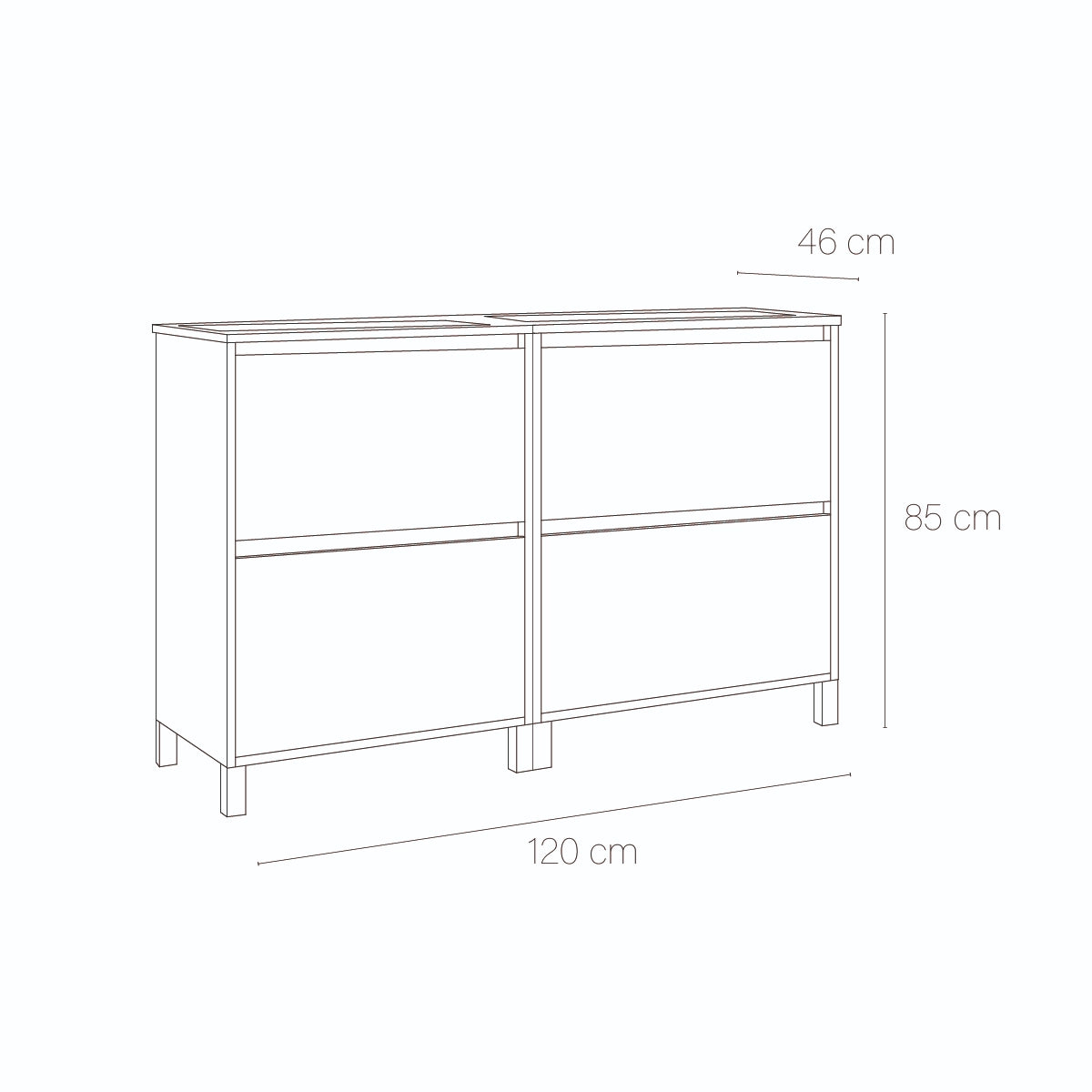 Esemble meuble lavabo double Porto