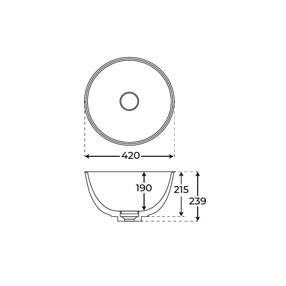 Lavabo sobre encimera resina Gaga - Thebath