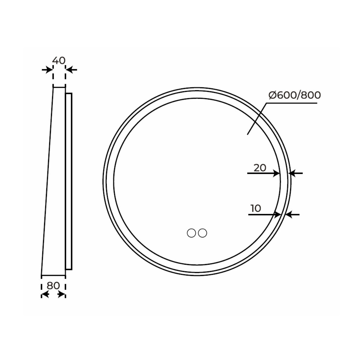 Espejo de baño Remo - Thebath