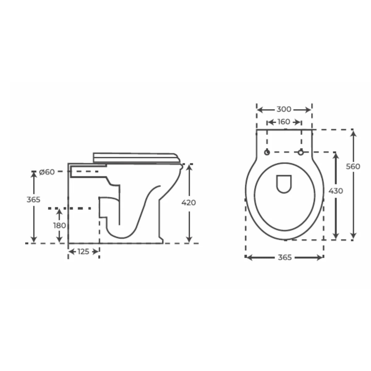 Inodoro retro compacto Olimpia - Thebath