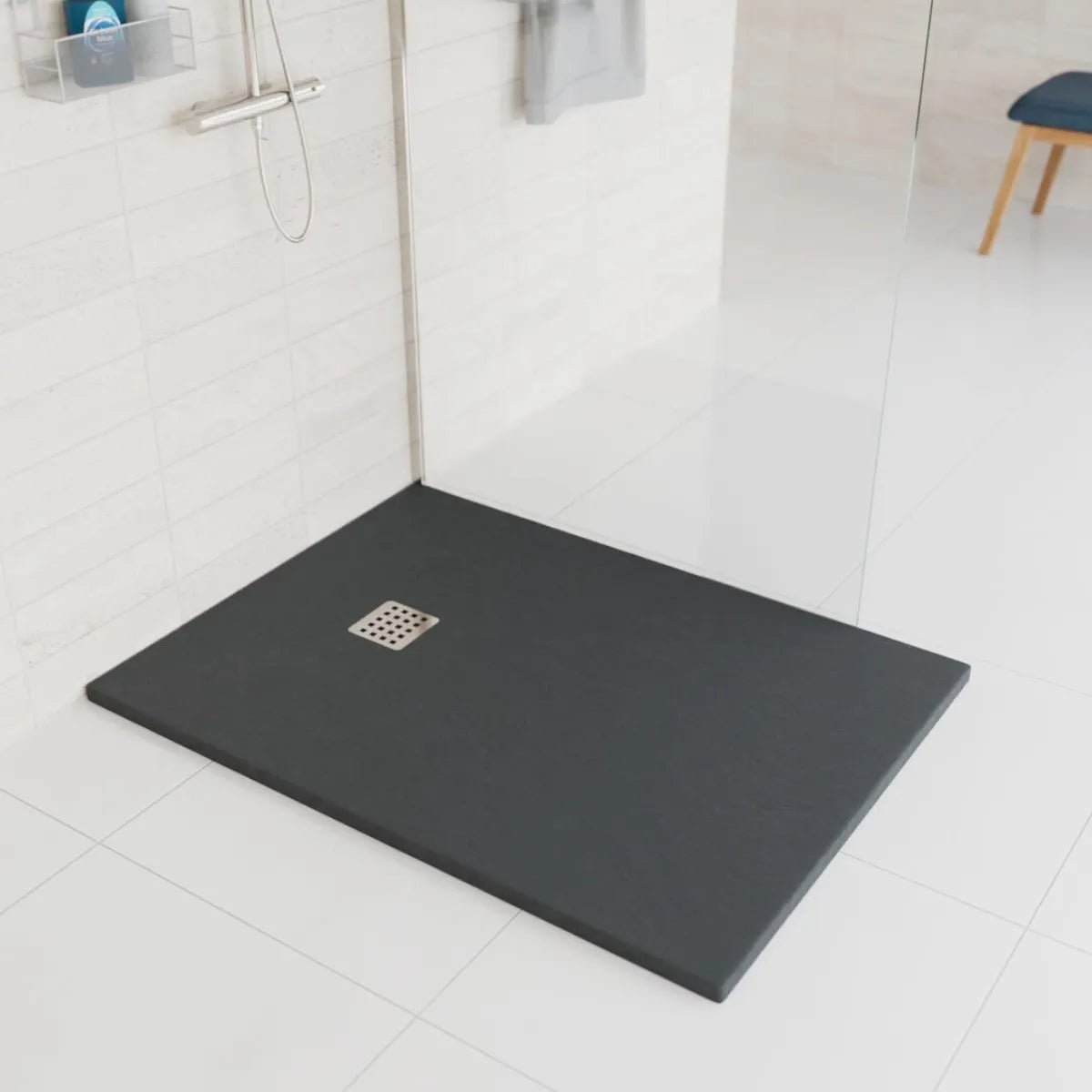 Plato de ducha de Resina con Textura Pizarra - Thebath