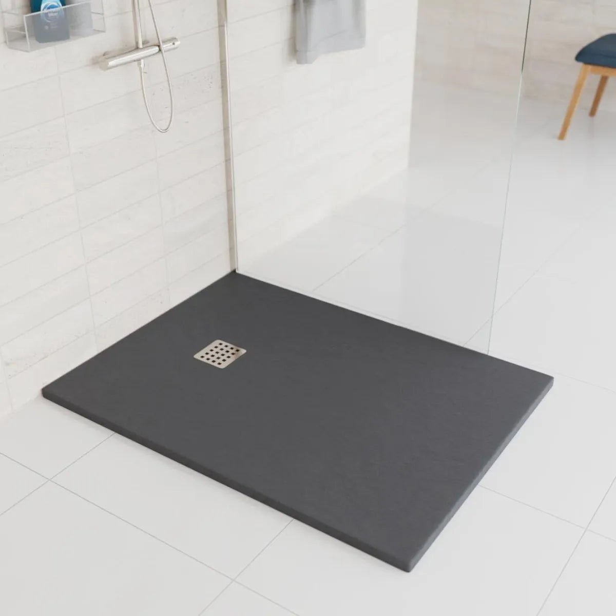 Plato de ducha de Resina con Textura Pizarra - Thebath