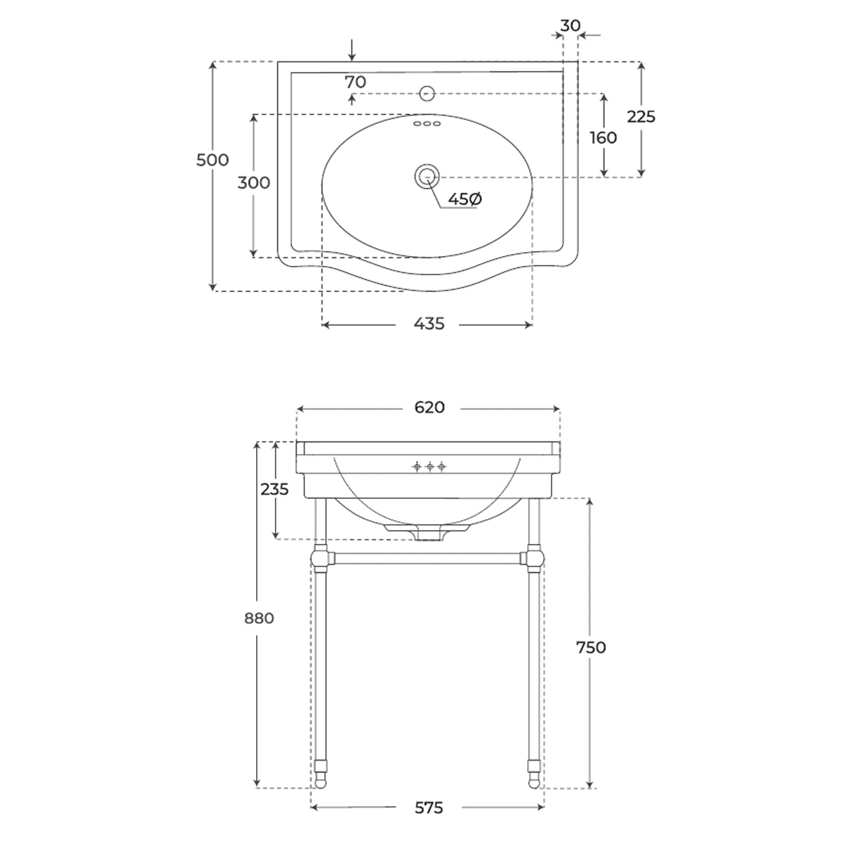 Lave-main vintage Galia