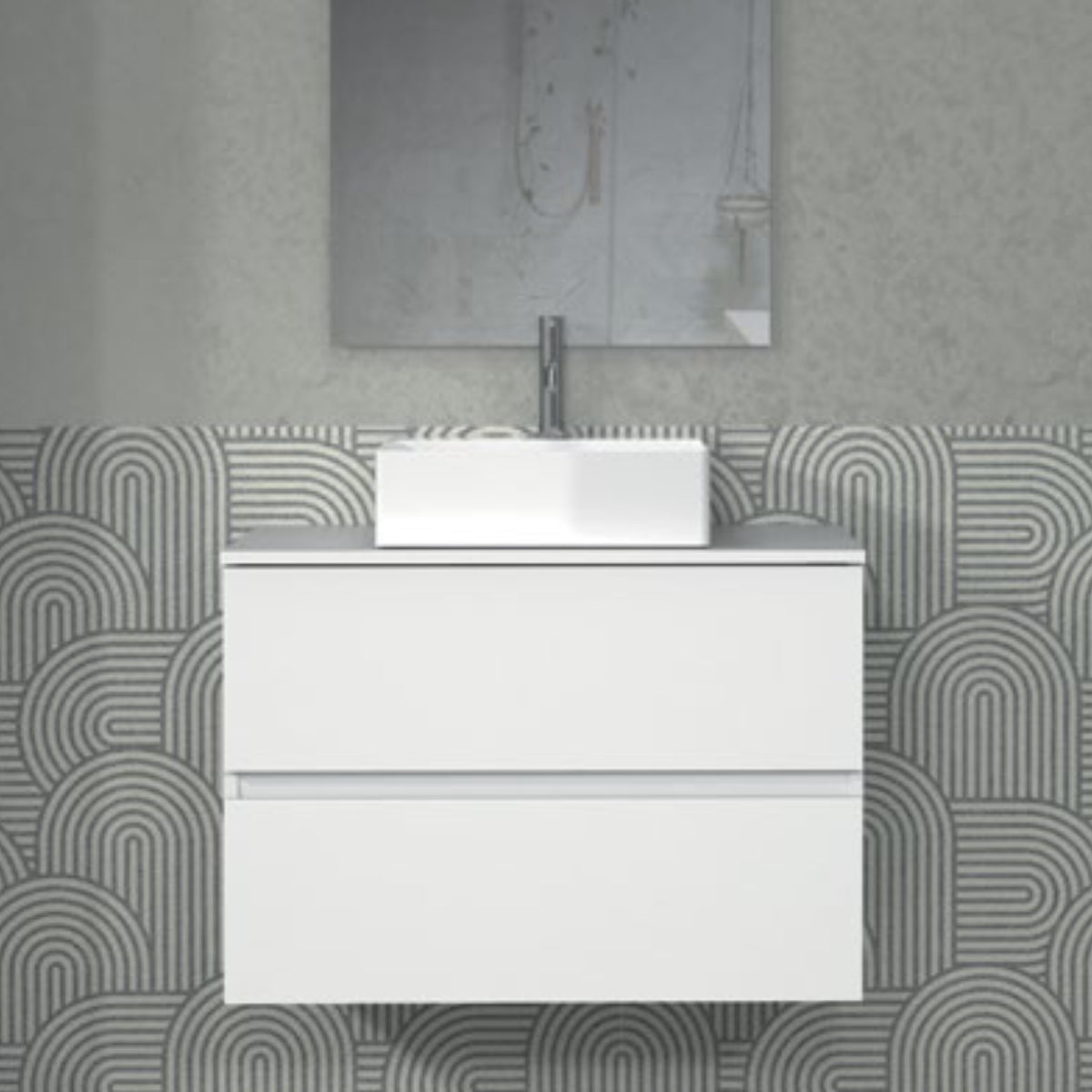 Mueble baño suspendido Triana con lavabo - Thebath