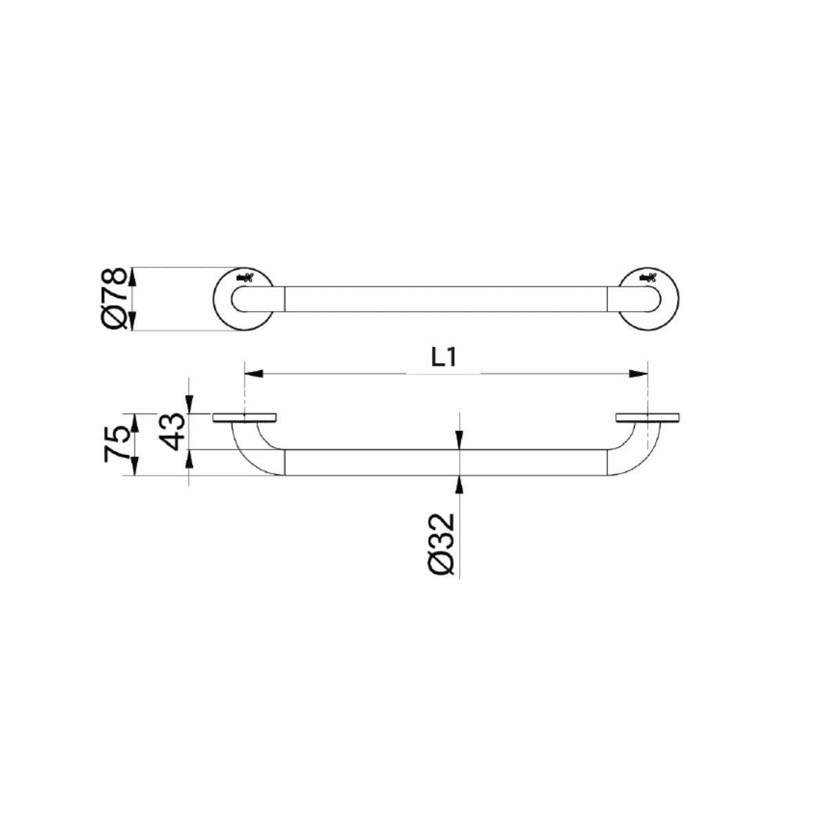 Barra antideslizante - Thebath