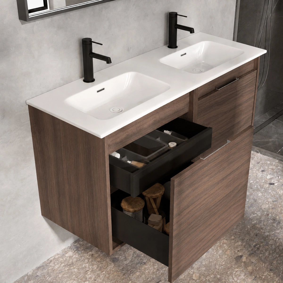 Meuble bain suspendu Atelier