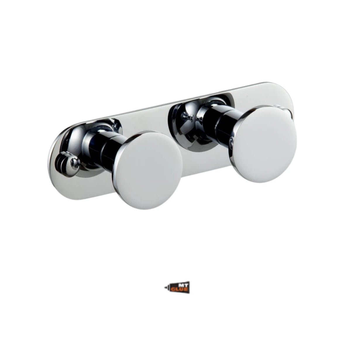 Perchero doble de acero inoxidable - Thebath