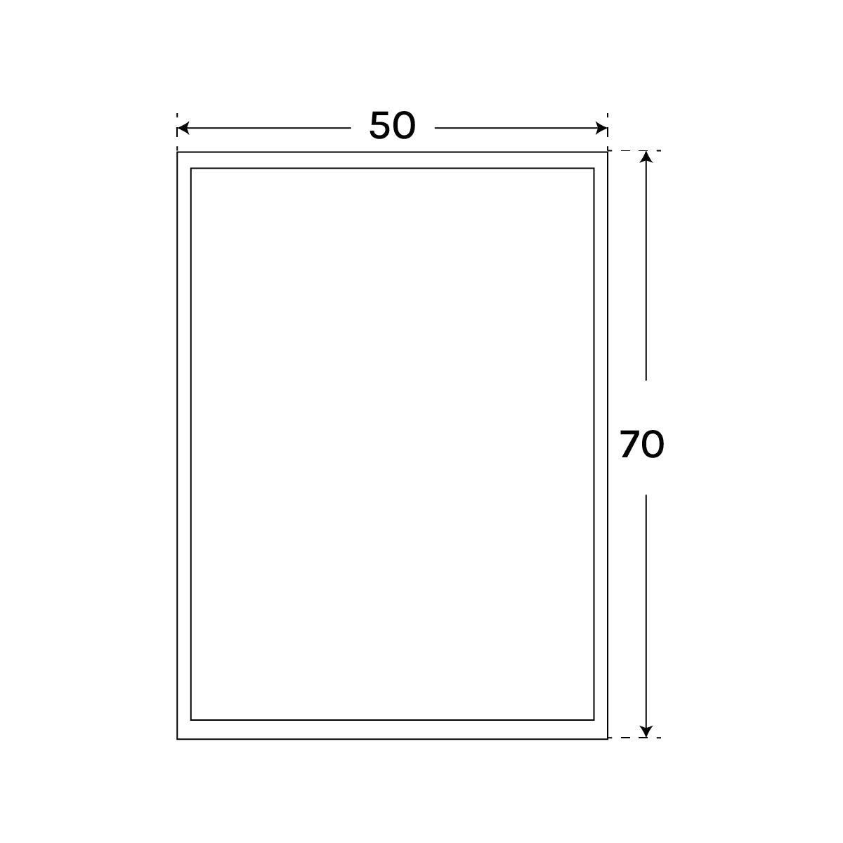 Alfombra antideslizante Frames - Thebath