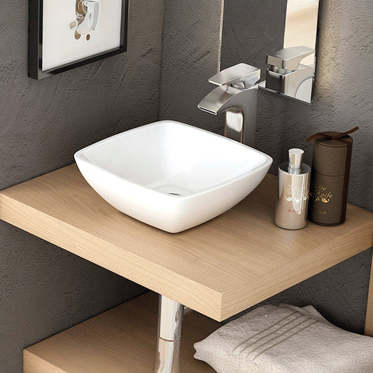 Lavabo cerámica sobre encimera Aure - Thebath