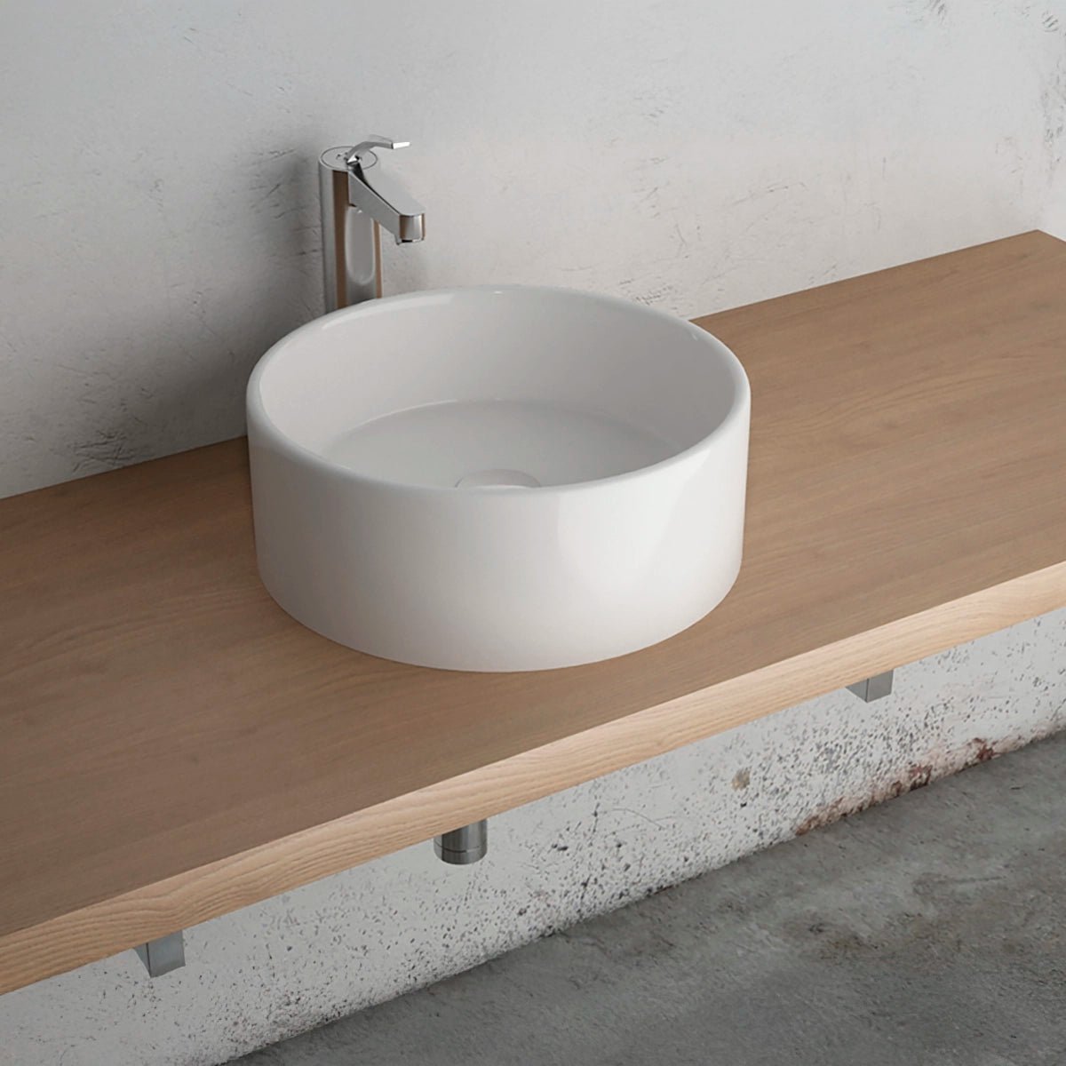 Lavabo cerámica sobre encimera Tebas - Thebath