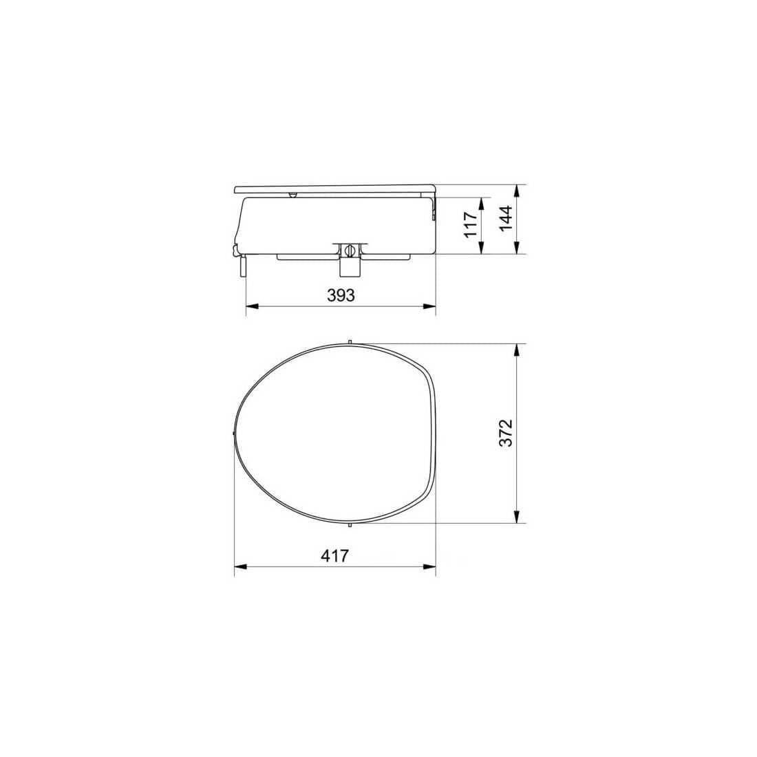 Asiento elevador con tapa
