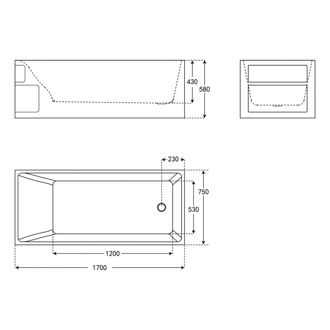 Bañera exenta Garda - Thebath