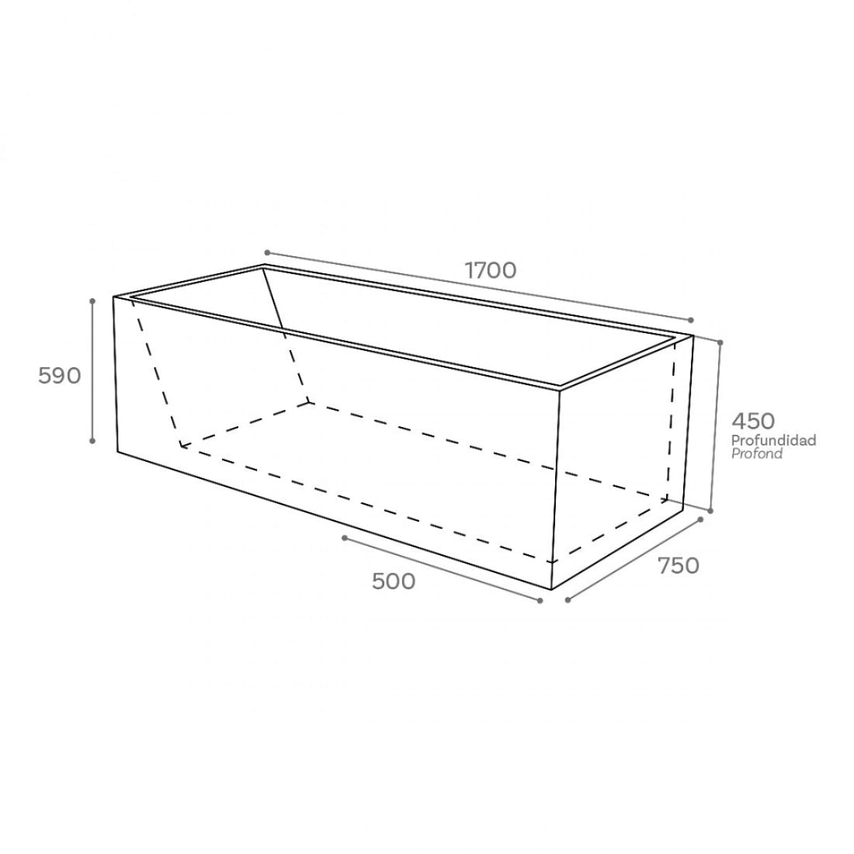 Bañera exenta Duero