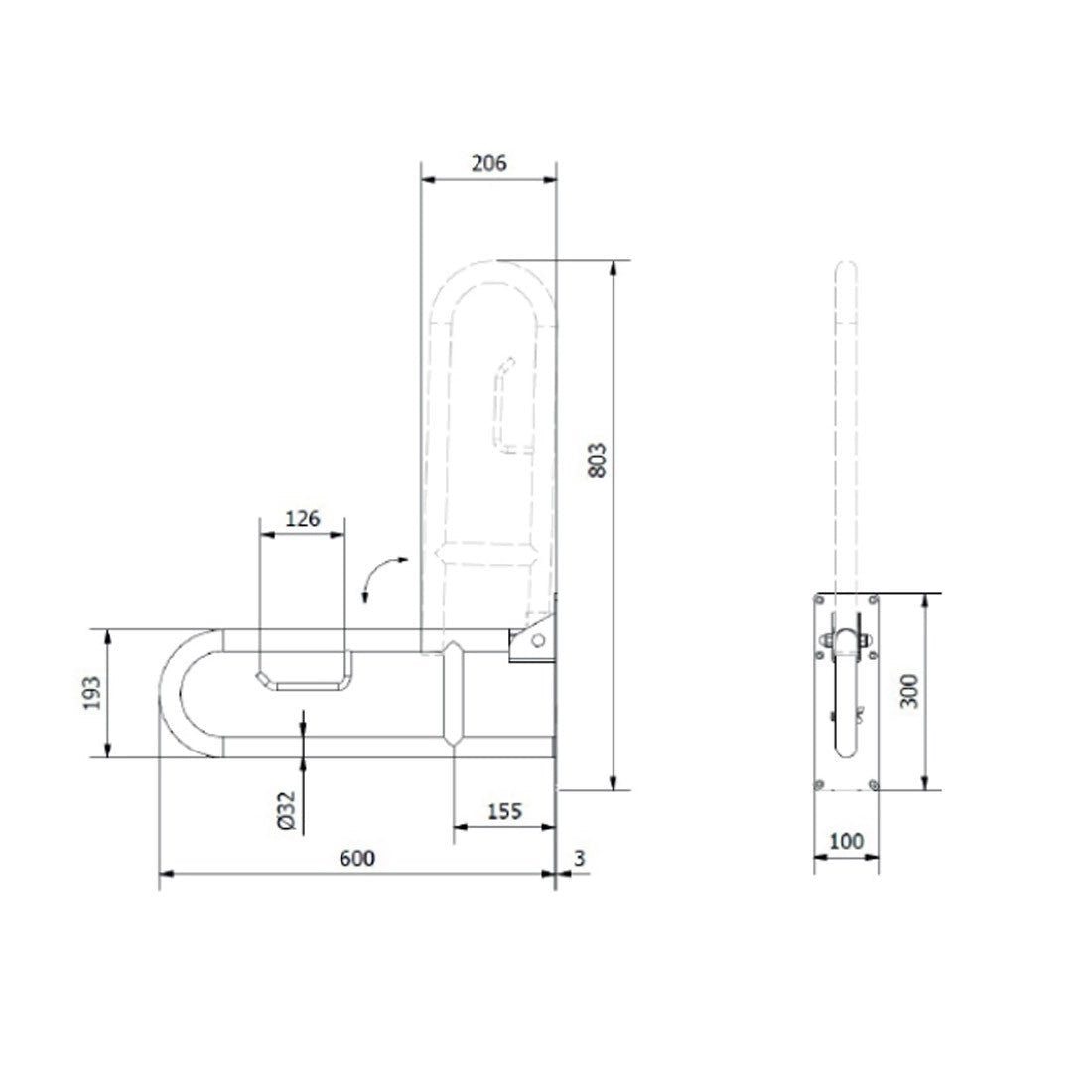 Barra abatible Epoxi