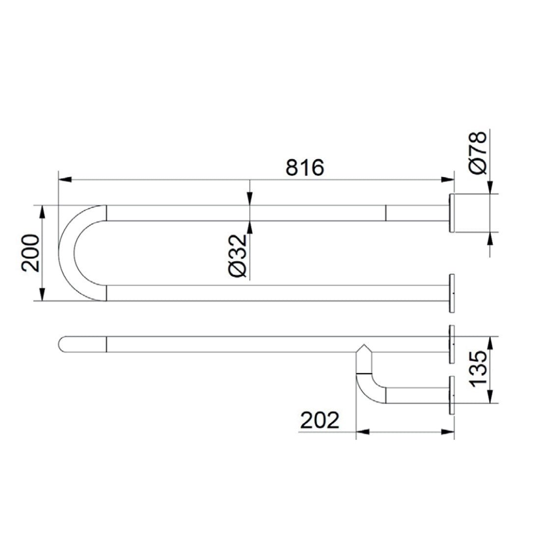 Barra Minusvalidos fija