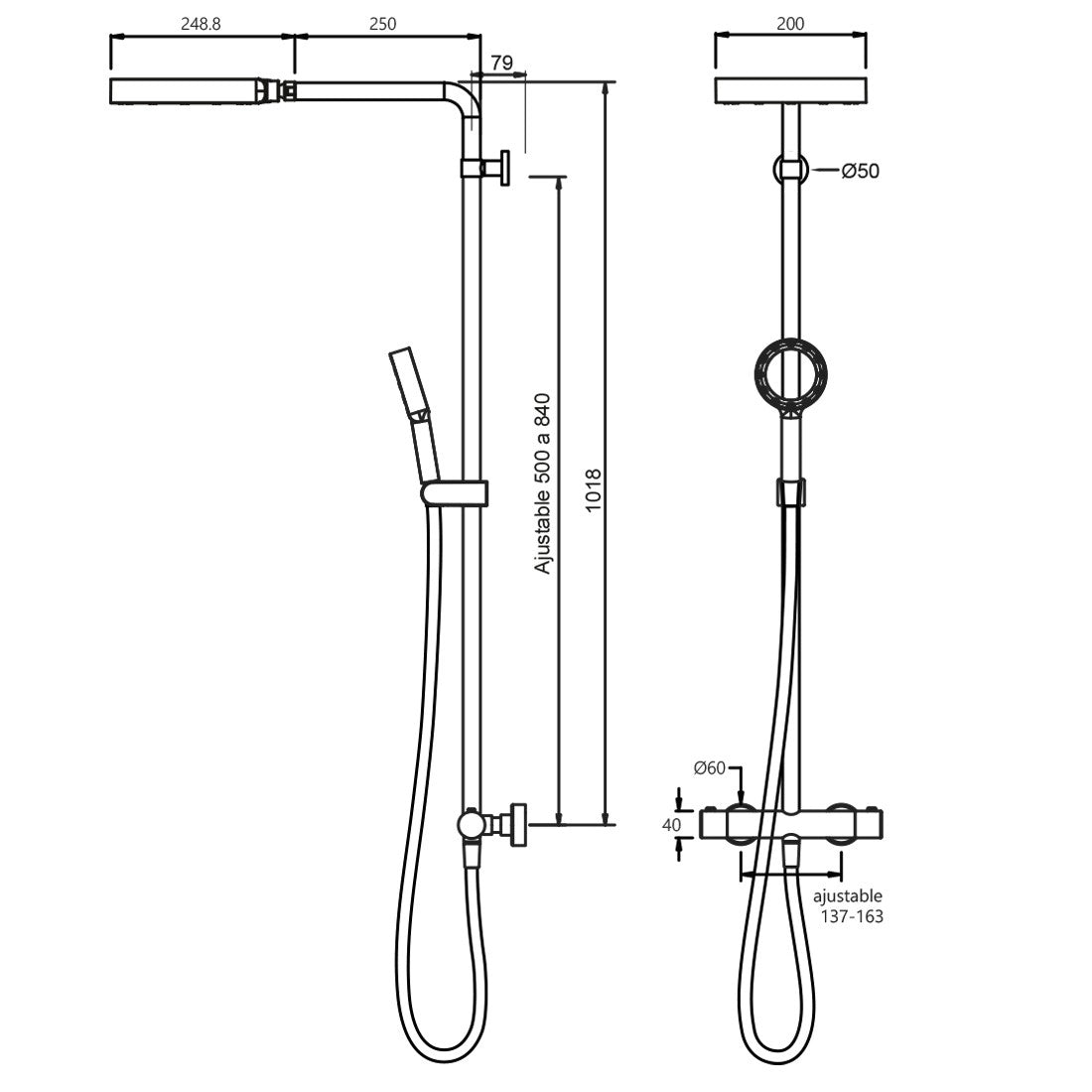 Conjunto de ducha Dreams