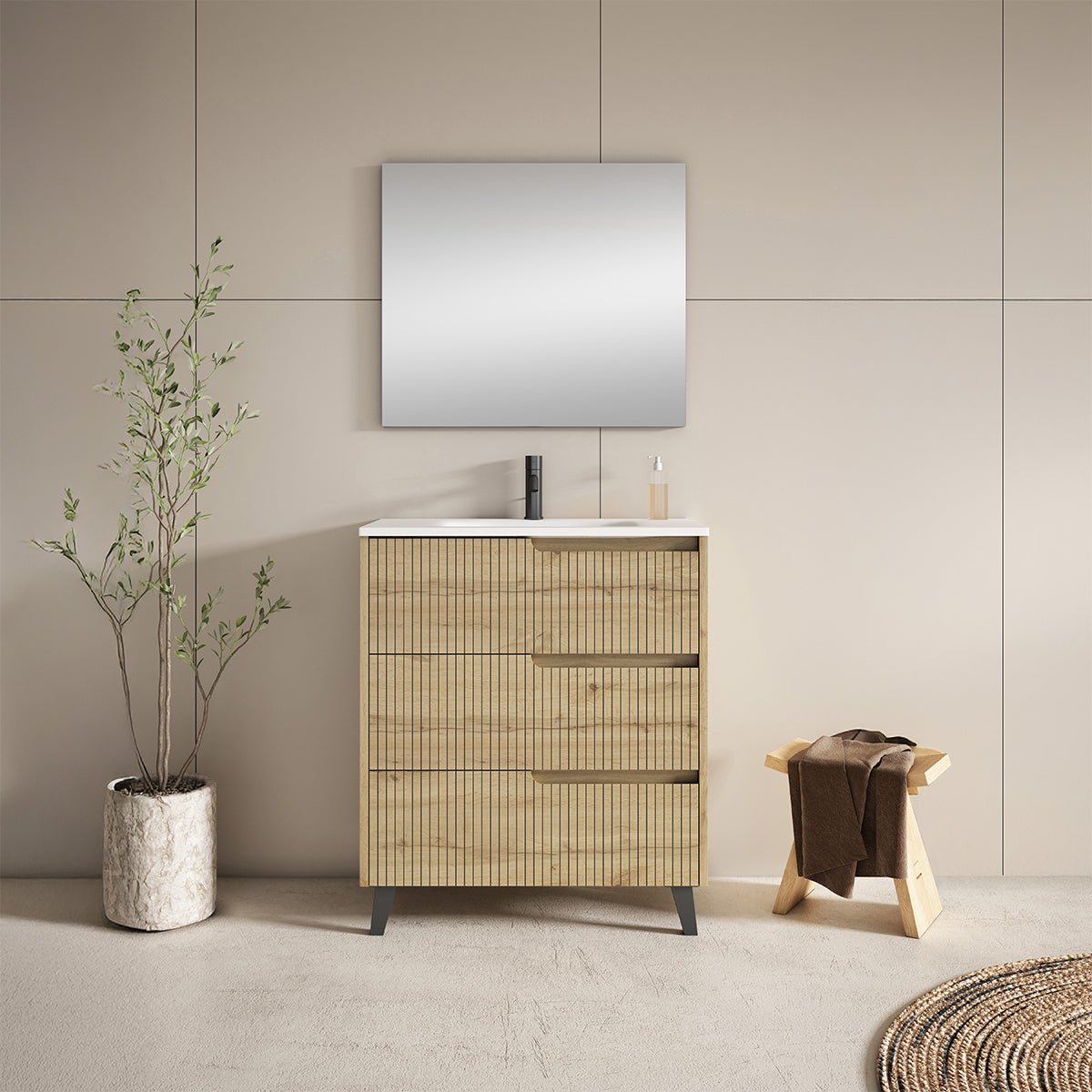 Conjunto mueble lavabo Ezio - Thebath