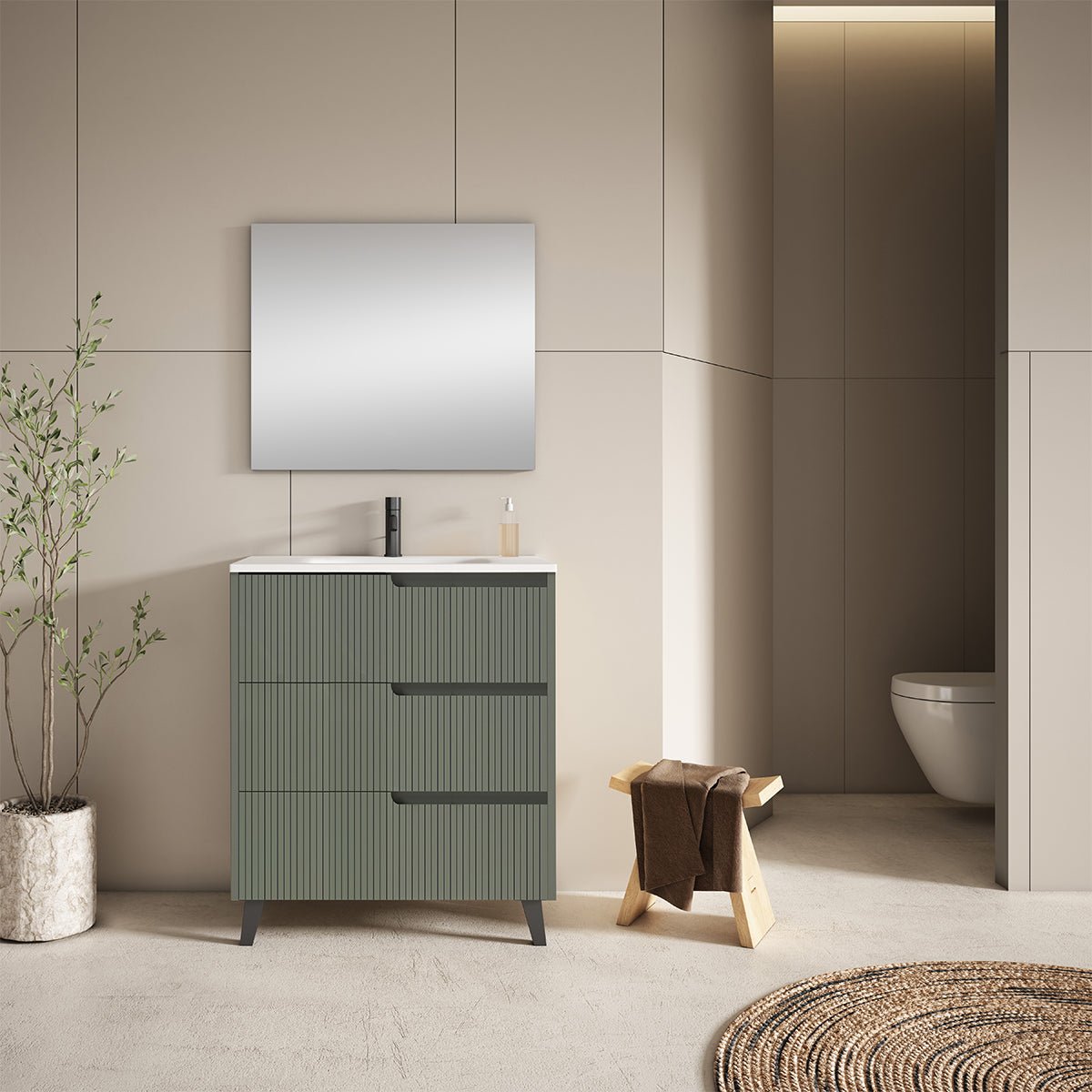 Conjunto mueble lavabo Ezio - Thebath