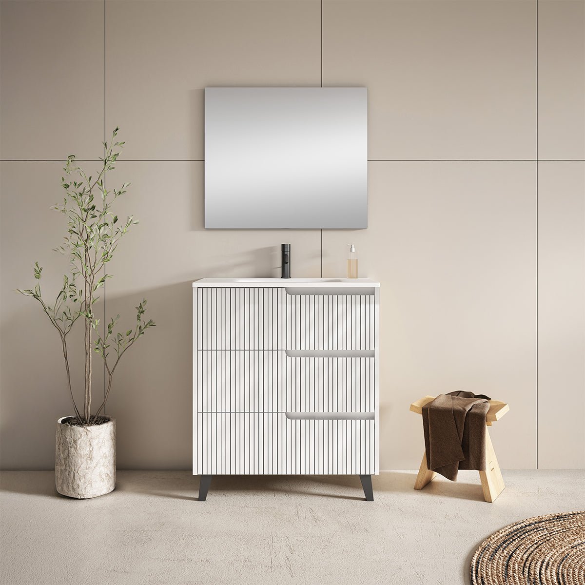 Conjunto mueble lavabo Ezio - Thebath