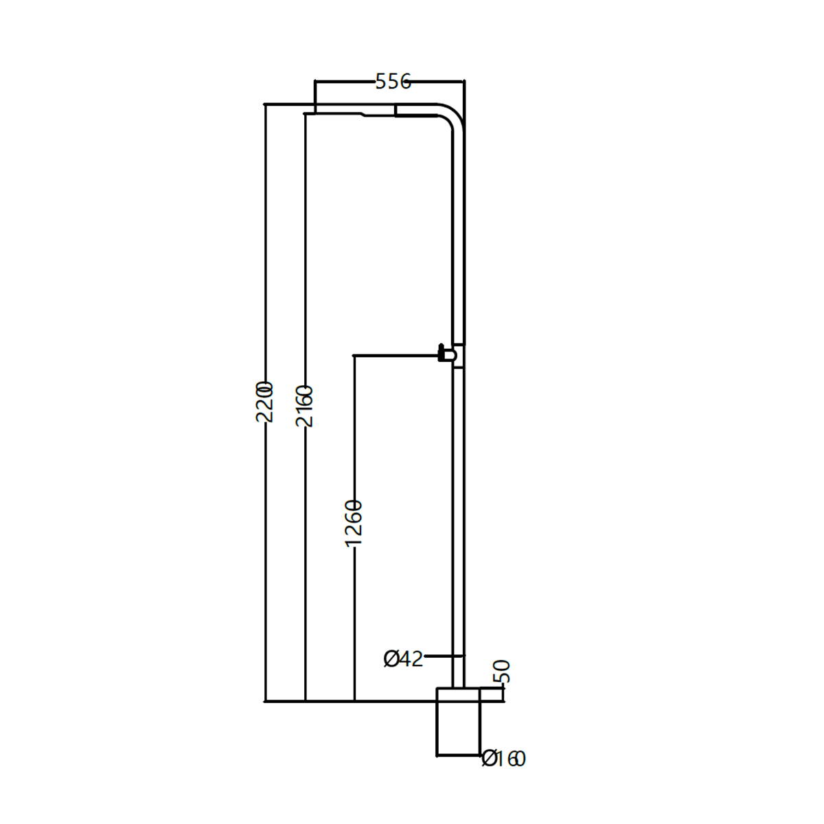 Ducha piscina Texas - Thebath