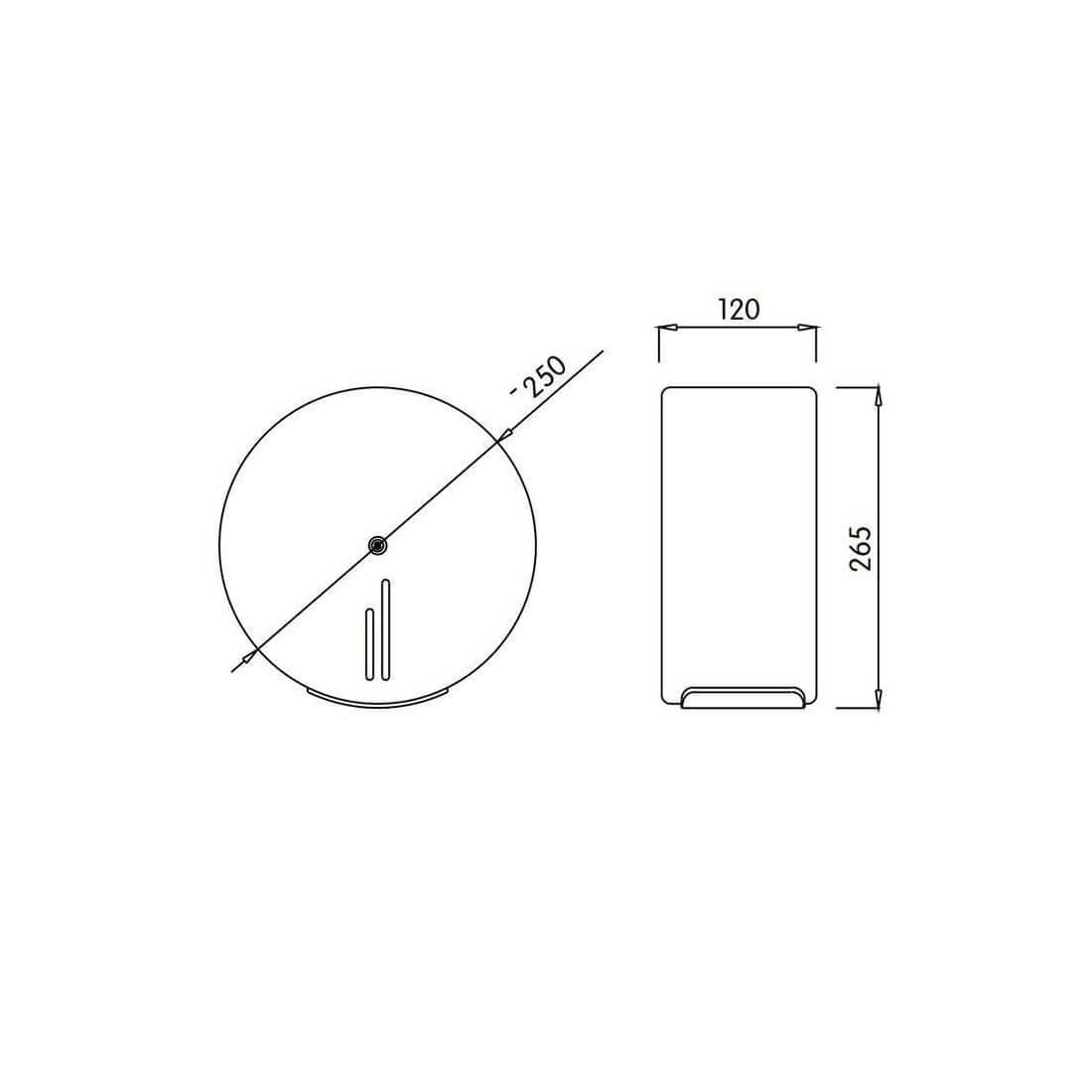 Dispensador de papel higiénico marca Simex