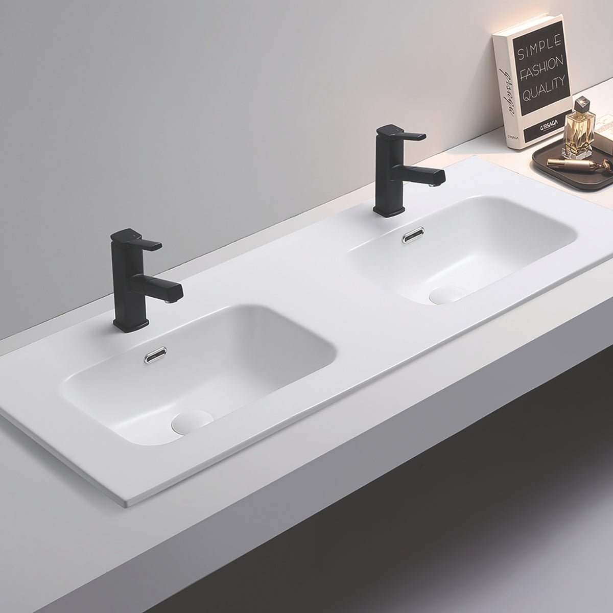 Lavabo doble seno Shiba - Thebath