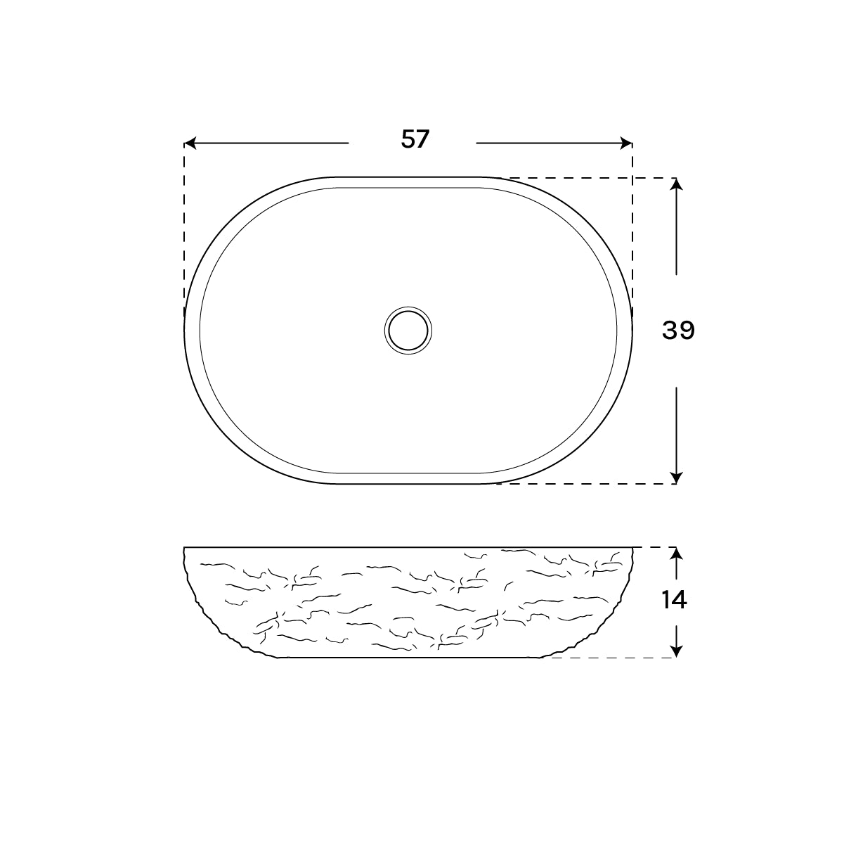 Lavabo rustique Enso