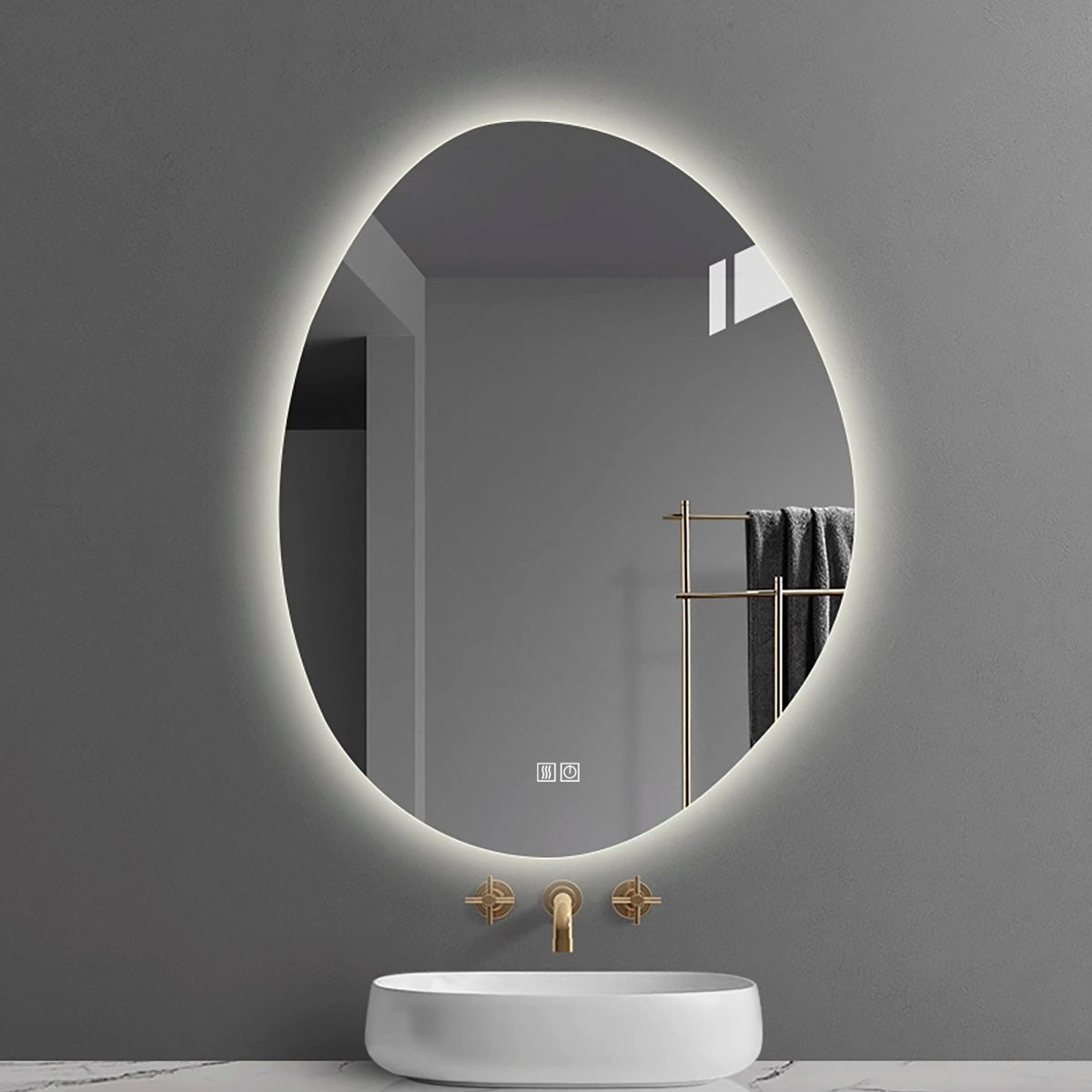 Espejo de baño con luz led Fenix - Thebath
