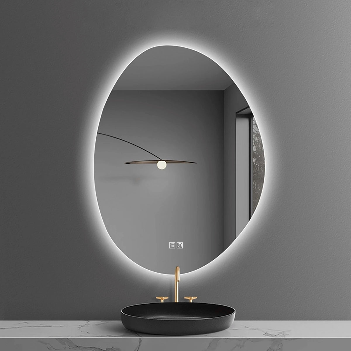 Espejo de baño con luz led Fenix - Thebath