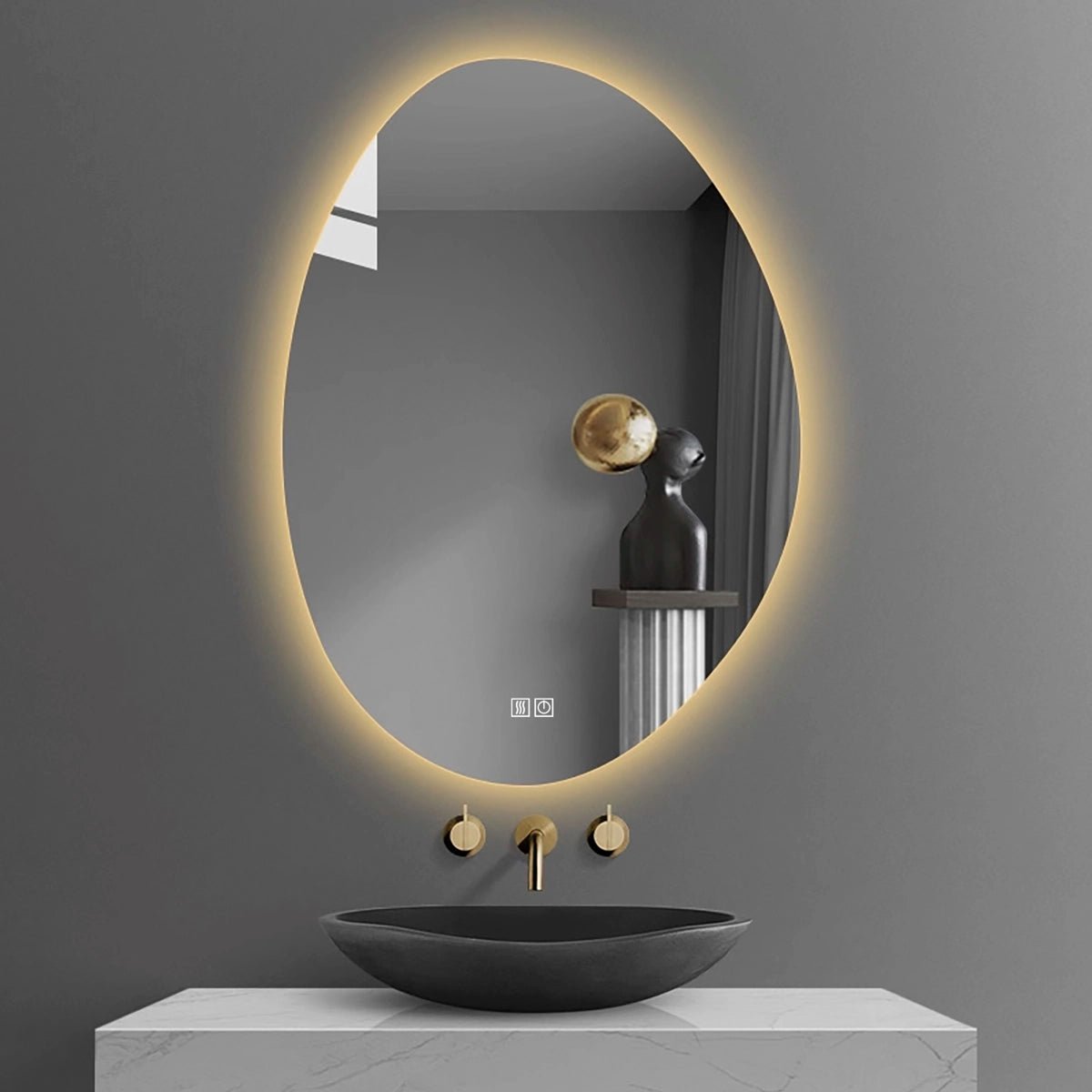 Espejo de baño con luz led Fenix - Thebath