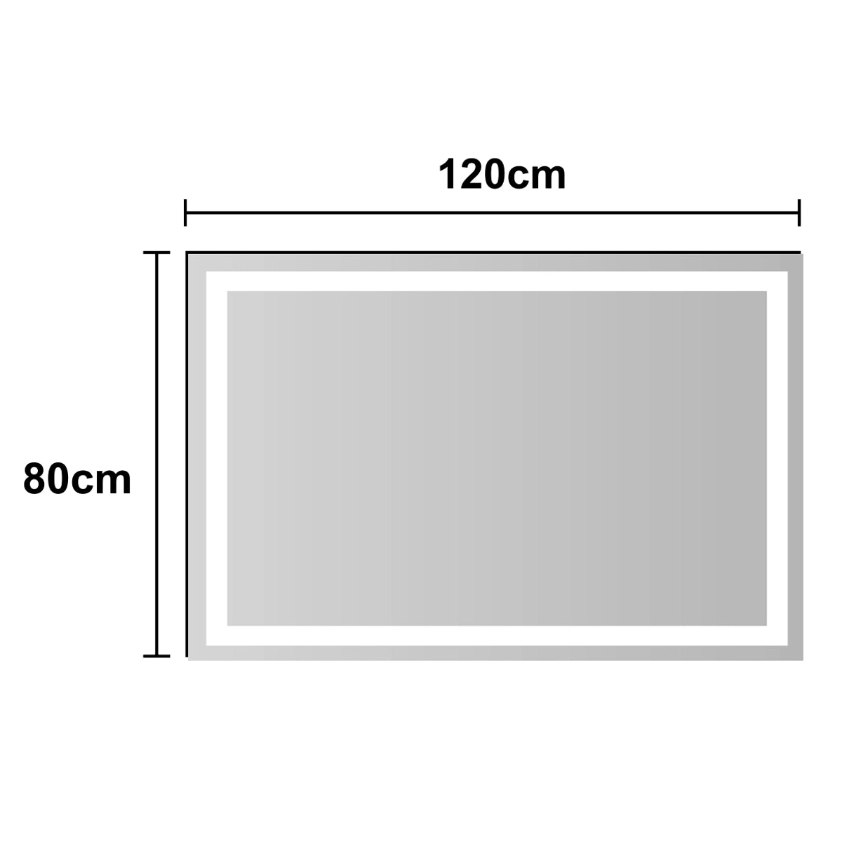 Espejo luz frontal Francia - Thebath