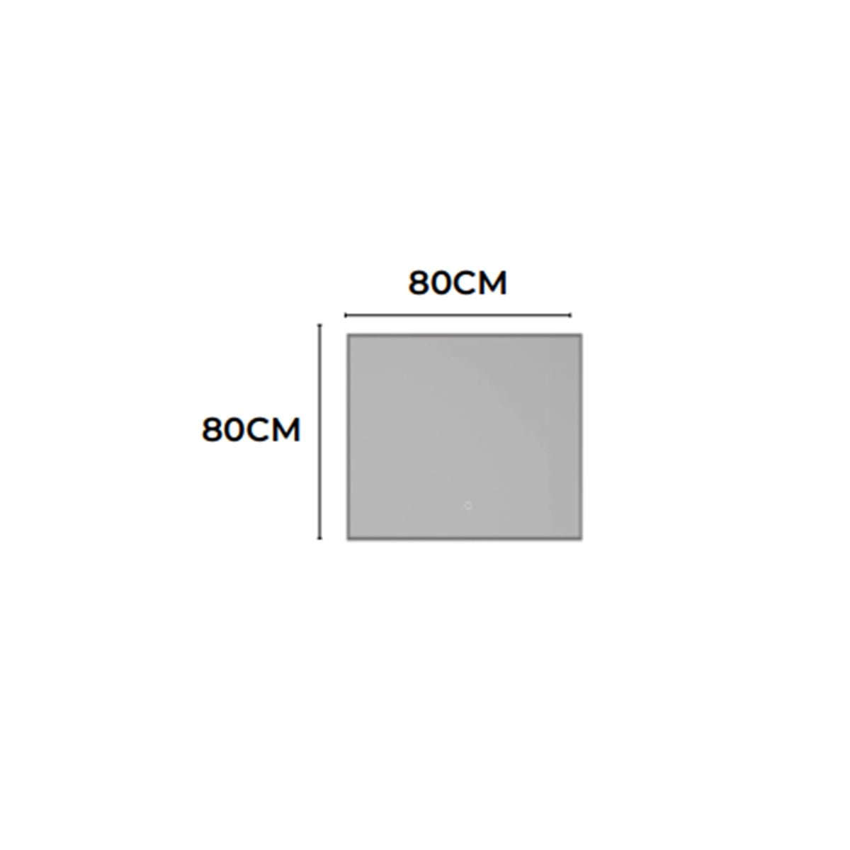 Espejo luz led integrada Ability oro cepillado - Thebath