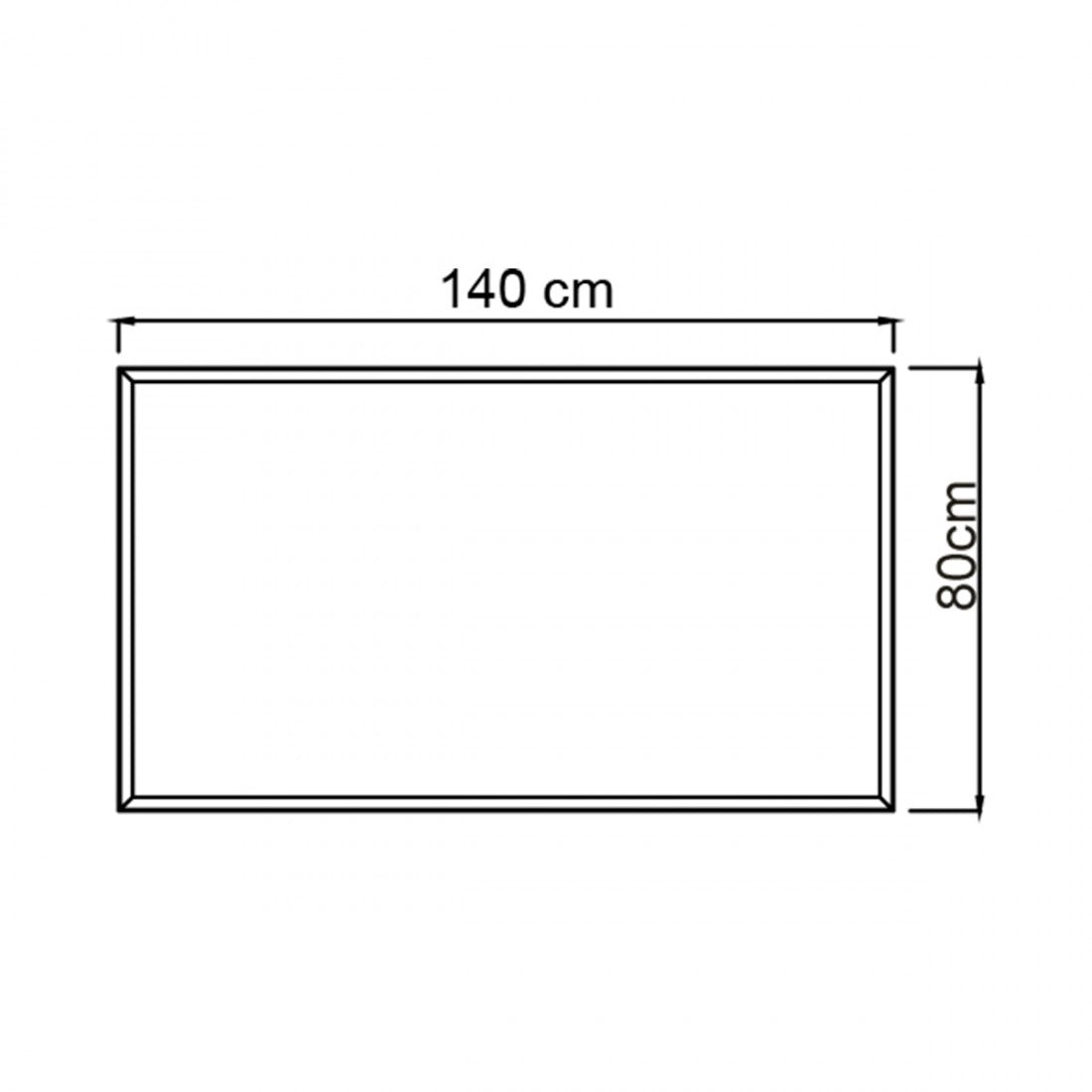 Espejo retroiluminado California negro