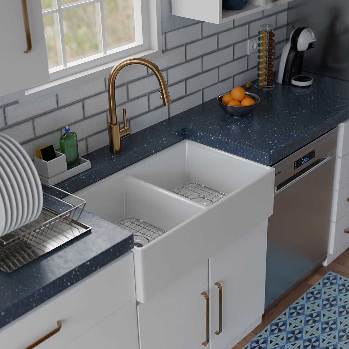 Fregadero de Cocina Teide doble - Thebath