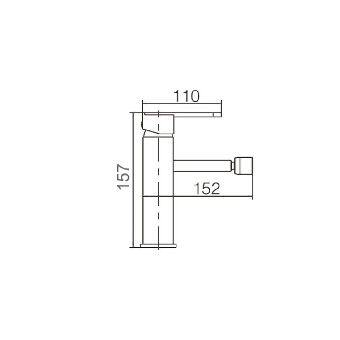 Grifo bidé monomando Roma