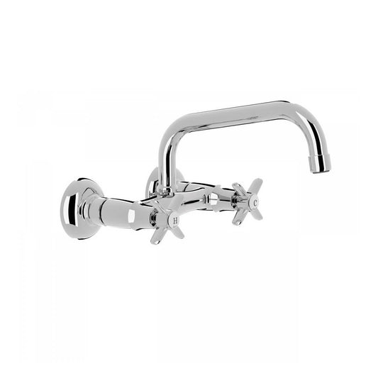 Grifo de cocina TRES-CLASIC Bimando fregadero pared