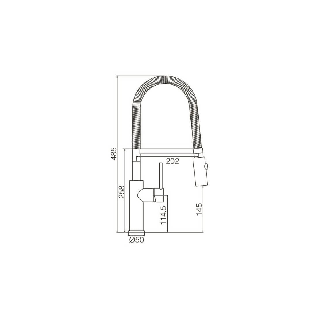 Grifo de cocina extraíble Toulouse