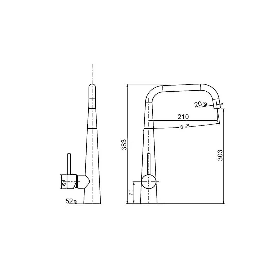 Grifo de cocina Madagascar
