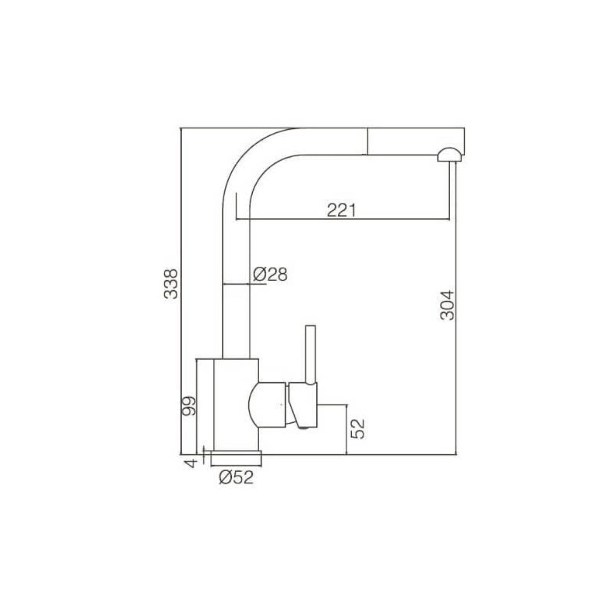 Grifo de cocina Malta