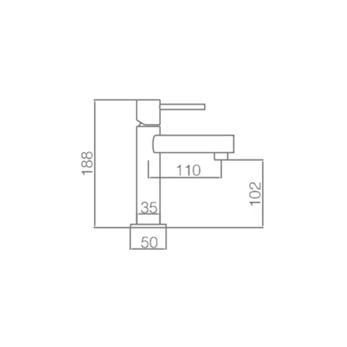 Grifo monomando baño Moscú - Thebath