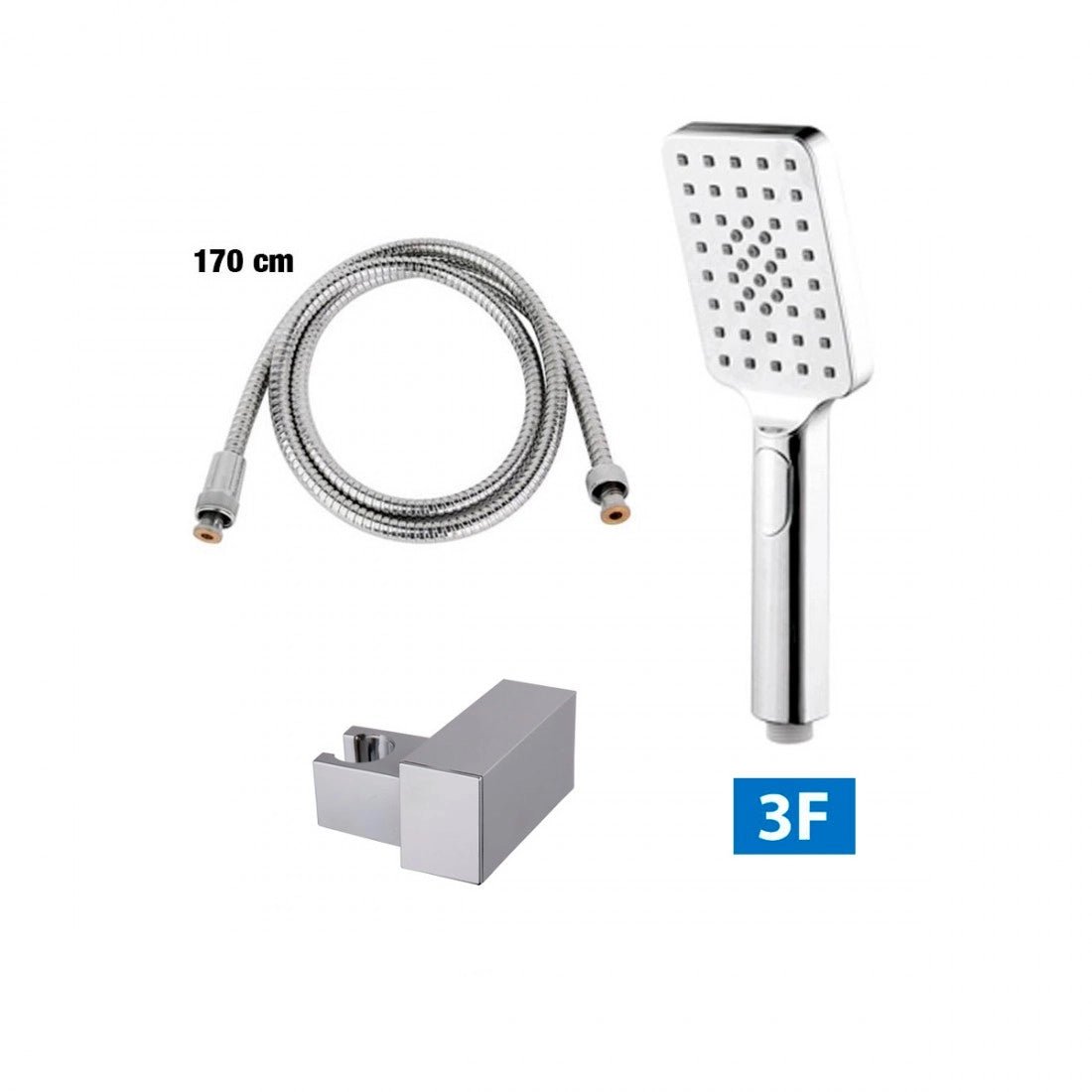 Grifo monomando para bañera cromado QB