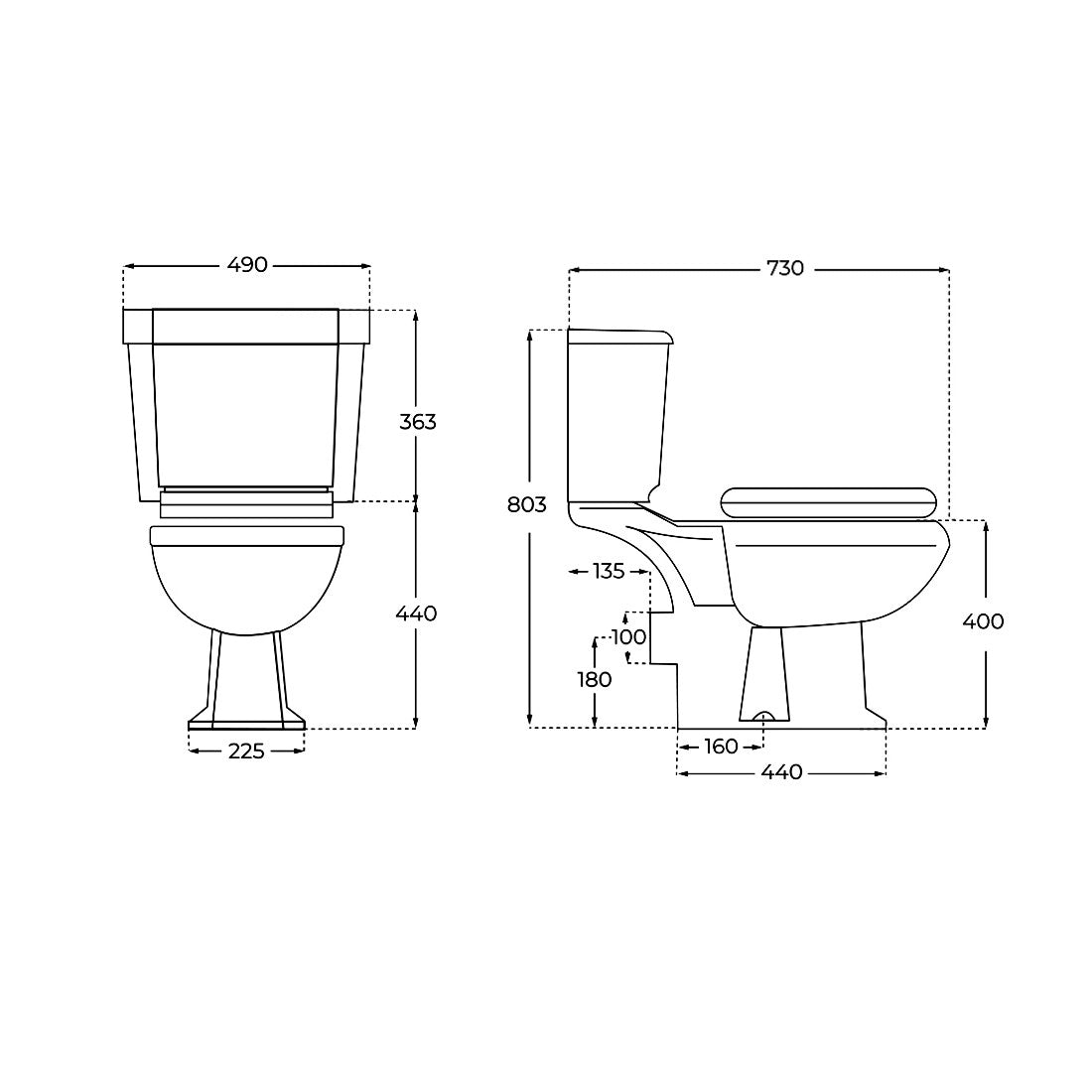 Inodoro Clásico York