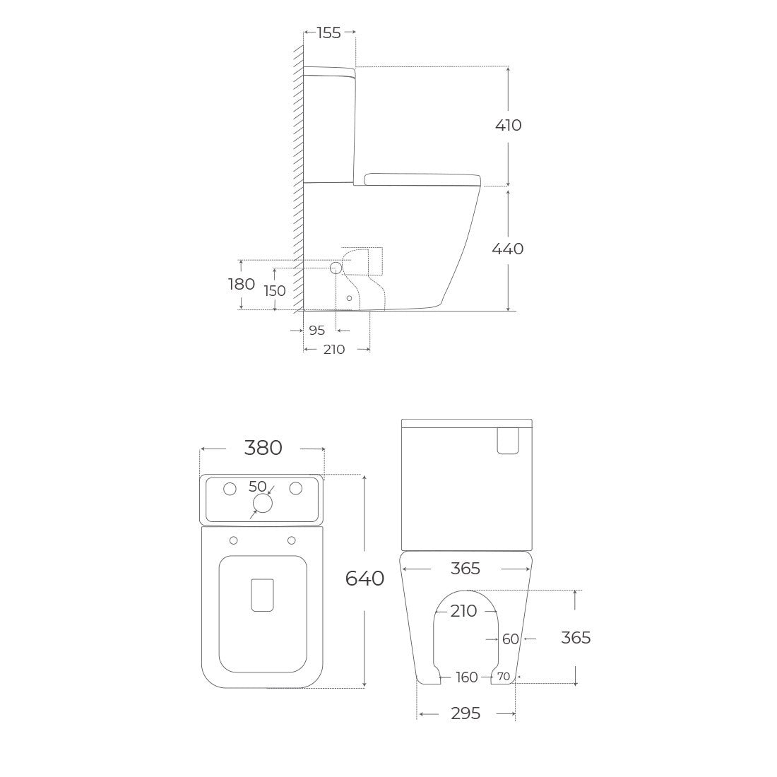Inodoro para PMR Nápoles