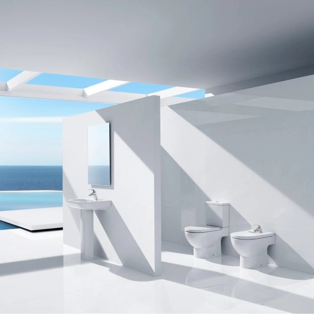 Inodoro Roca Meridian de movilidad reducida