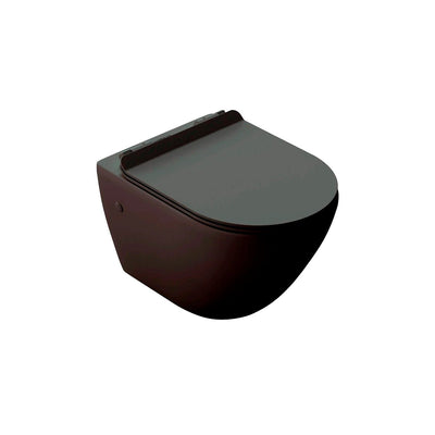 Inodoro suspendido negro mate Veron - The Bath