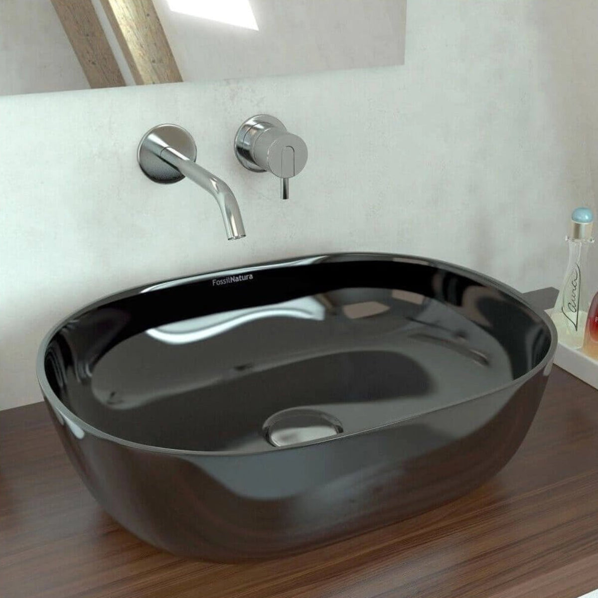 Lavabo  sobre encimera Yaco Black