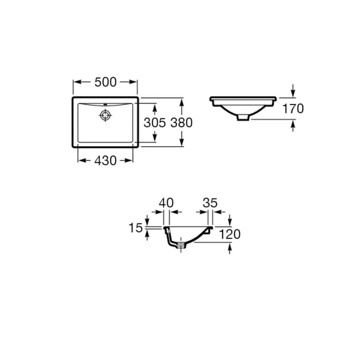Lavabo encimera o bajo encimera Diverta - Thebath