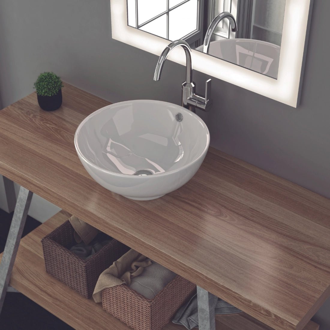 Lavabo sobre encimera Aika