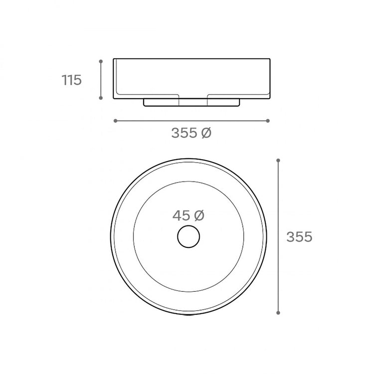 Vasque à poser Garda