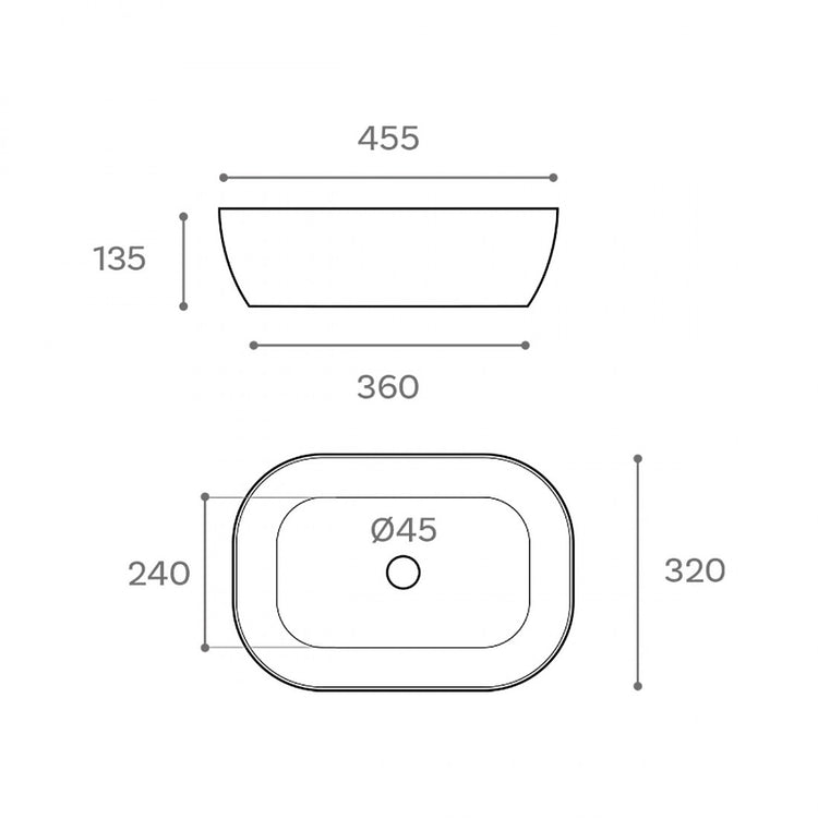Lavabo à poser Iseo